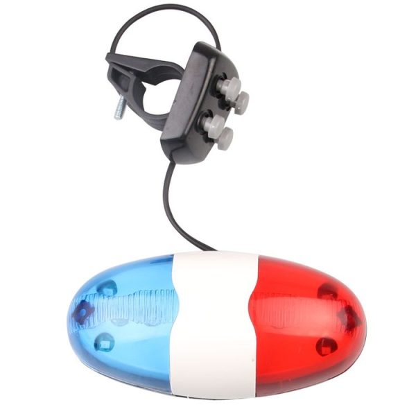 Bicycle 4 Tone Electronic Horn Mountain Bike LED Tail Light Bicycle Multifunction Horn - Image 5