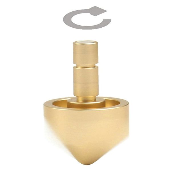 Cube Fidget Hand Spinner Finger Toys Stress Reducer EDC Toy, Stainless Steel R188 Bearings (Gold) - Image 6