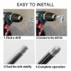 Chamfer Stainless Steel Deburring External Chamfer Tool Hexagonal Handle Three-slot Chamfer (Black) - Image 4
