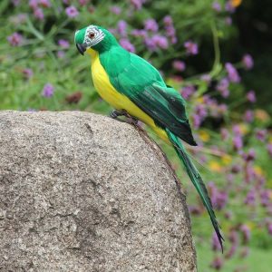 35cm Simulation Parrot Simulation Macaw Horticultural Decoration (Green)