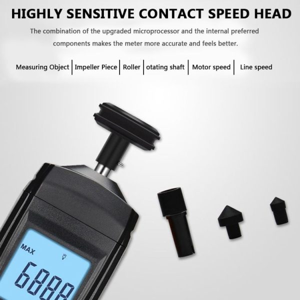 BENETECH GM8906 Portable Contact Tachometer - Image 6