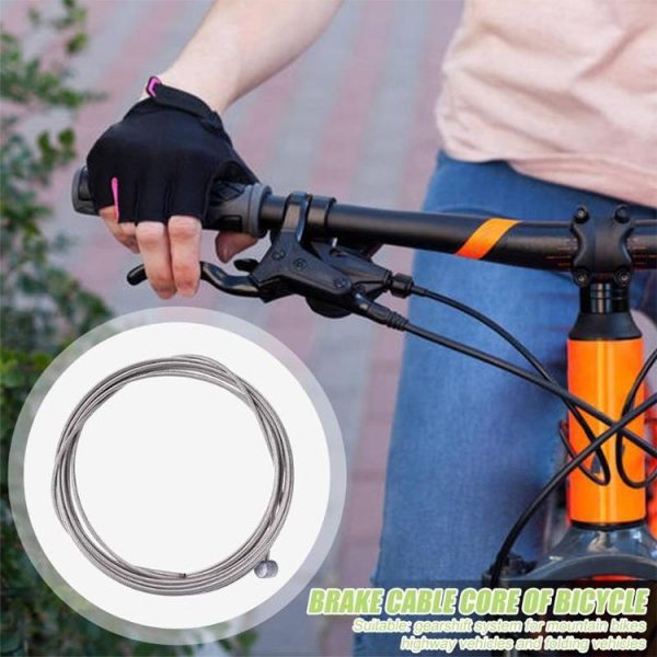 7 in 1 Mushroom Head PVC Brake Cable Tube Set for Road Bike (White) - Image 11
