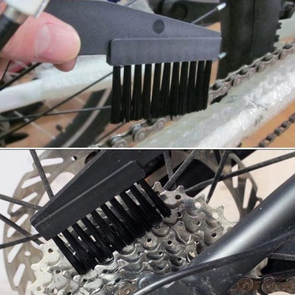 2 Set Bicycle Chain Cleaning Brush Flywheel Cleaning Tools Crankset Brush Cleaning Chain Wheel Set Brush (Blue) - Image 6