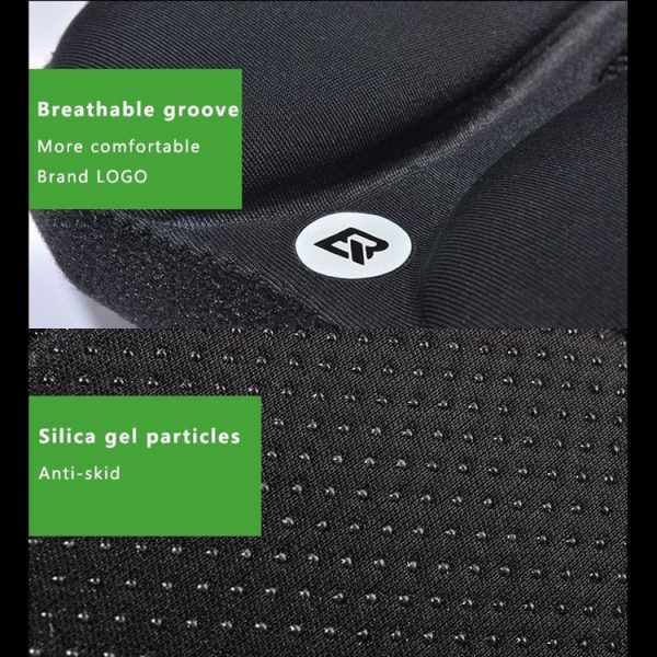 MTB Bike Front Seat Mat Hollow Saddle Cover, Size: 26x14x3.2cm (Black) - Image 13