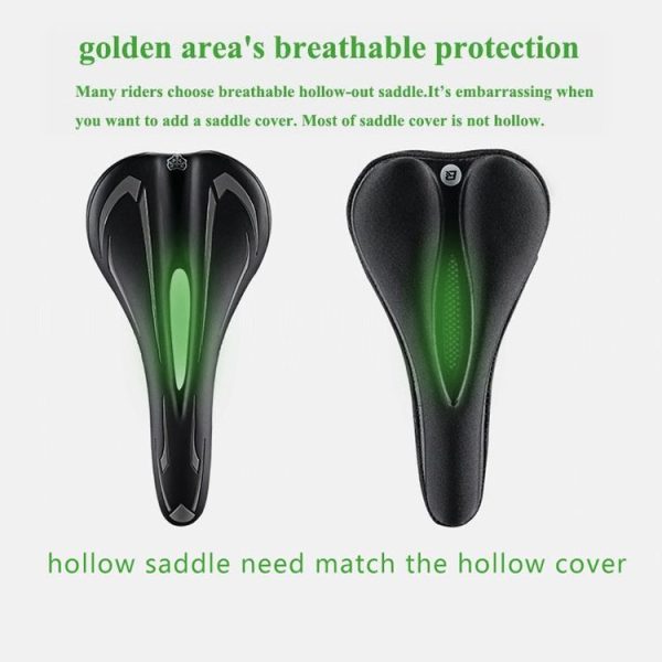 MTB Bike Front Seat Mat Hollow Saddle Cover, Size: 28x16x3.2cm (Black) - Image 7