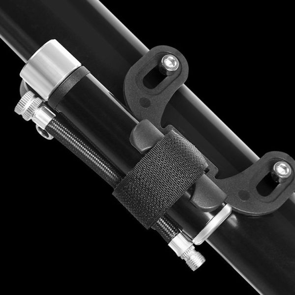 Manual Mini Portable Bicycle Aluminum Alloy Pump + Plastic glue-free tire patch + Tire lever (Red) - Image 10
