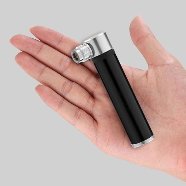 Manual Mini Portable Bicycle Aluminum Alloy Pump + Plastic glue-free tire patch + Tire lever (Red) - Image 7