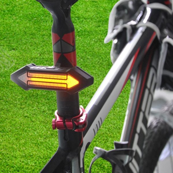 Bicycle Tail Light Intelligent Wireless Remote Control Turn Signal Warning Light - Image 10