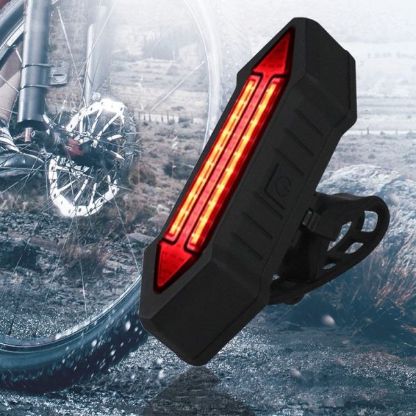 Bicycle Tail Light Intelligent Wireless Remote Control Turn Signal Warning Light - Image 11