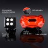 KXK-03 Bicycle Smart Remote Control Laser Turn Signal Tail Light Warning Brake Light (White) - Image 8
