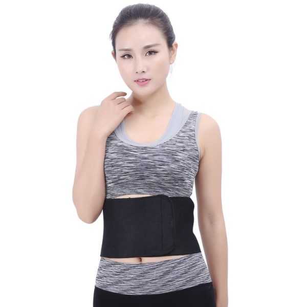 Elastic Sports Thermal Waist Support Guard, Size: 17 x 95cm (Black) - Image 4