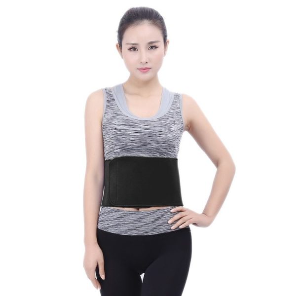 Elastic Sports Thermal Waist Support Guard, Size: 17 x 95cm (Black) - Image 5