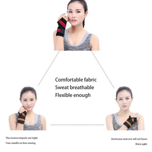 2 PCS Elastic Band Sports Badminton Weightlifting Power Bands, Size: 43 x 8cm, Random Color Delivery - Image 7