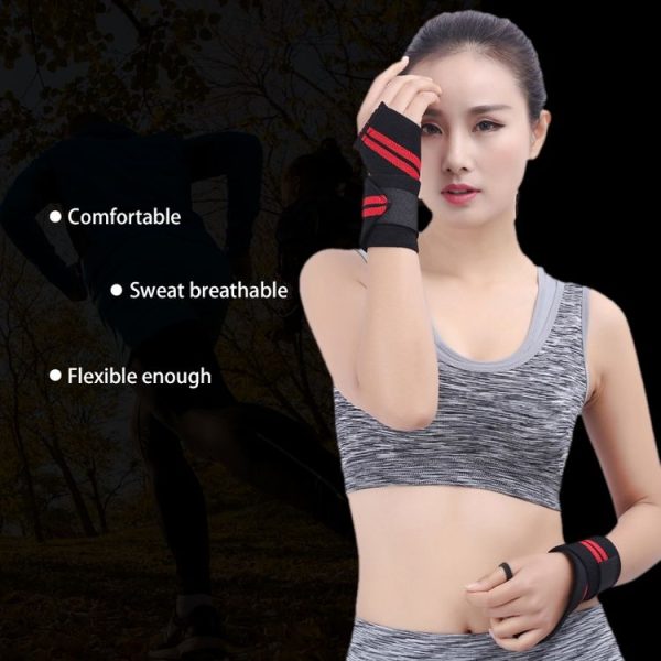 2 PCS Elastic Band Sports Badminton Weightlifting Power Bands, Size: 43 x 8cm, Random Color Delivery - Image 8