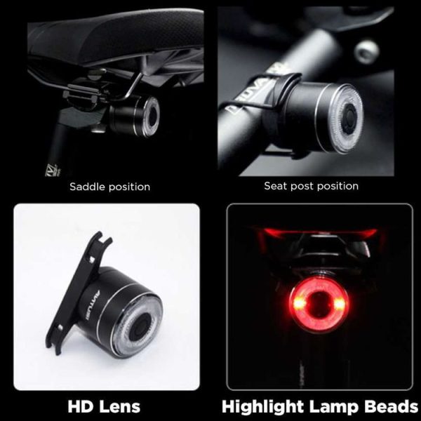 Antusi Q1 7 Colors Cycling Light Bicycle Taillight Bike Accessories - Image 7