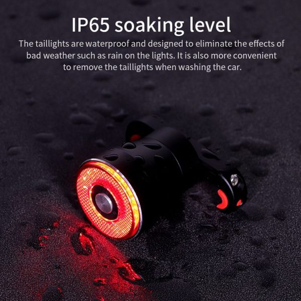 Antusi Q5 Bicycle Rear Light Automatic Brake Induction Taillight - Image 13