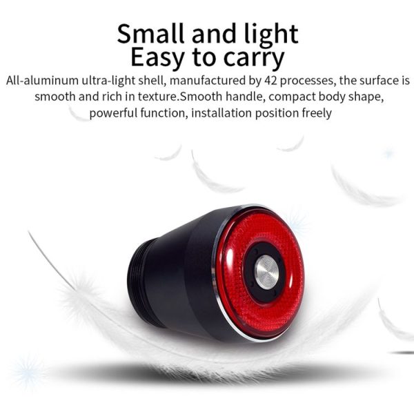 Antusi Q5 Bicycle Rear Light Automatic Brake Induction Taillight - Image 4