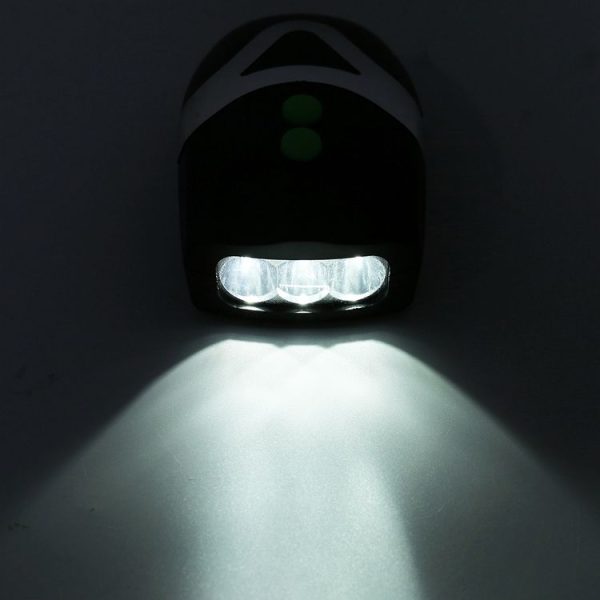 Mountain Bike Headlight Horn LED Flashlight Bicycle Electric Horn, with Light - Image 11