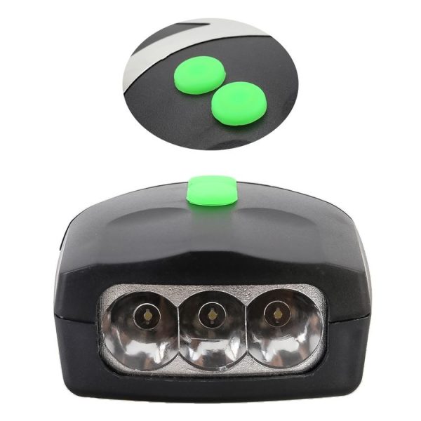 Mountain Bike Headlight Horn LED Flashlight Bicycle Electric Horn, with Light - Image 5