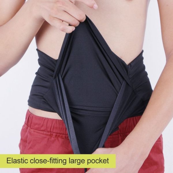 Personal Large-capacity Stretch Tablet Pockets Travel Anti-theft Bag Phone Bag, Size: M (Orange) - Image 5