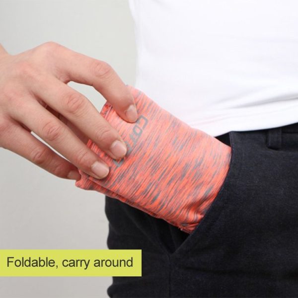 Personal Large-capacity Stretch Tablet Pockets Travel Anti-theft Bag Phone Bag, Size: M (Orange) - Image 6