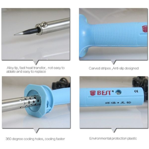 BEST 30W Lead Free Mobile Phone Electric Soldering Iron (Voltage 220V) - Image 5