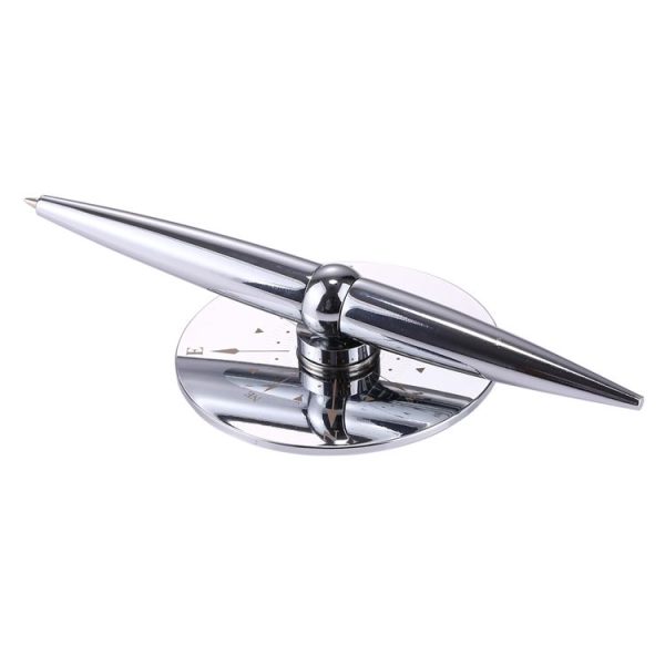 HAMTOD Fidget Finger Decision Rotatable Ballpoint Pen Magnetic Metal Pen, without Refill - Image 3