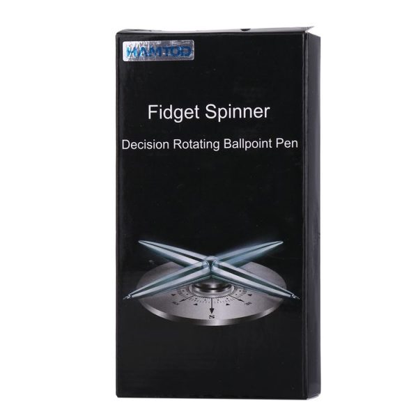 HAMTOD Fidget Finger Decision Rotatable Ballpoint Pen Magnetic Metal Pen, without Refill - Image 9