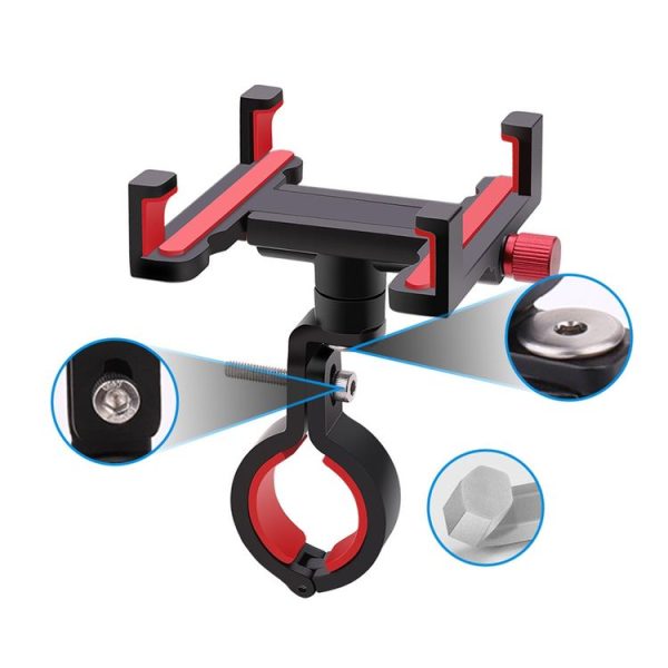 GB0143 360 Degree Rotating Aluminum Alloy Bicycle Phone Holder - Image 2