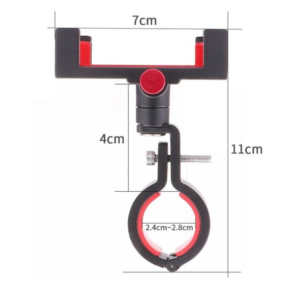 GB0143 360 Degree Rotating Aluminum Alloy Bicycle Phone Holder - Image 3