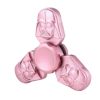 Fidget Spinner Toy Stress Reducer Anti-Anxiety Toy for Children and Adults, About 4 Minutes Rotation Time, Star Wars Darth Vader Shape Three Leaves (Rose Gold)