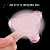 Fidget Spinner Toy Stress Reducer Anti-Anxiety Toy for Children and Adults, About 4 Minutes Rotation Time, Star Wars Darth Vader Shape Three Leaves (Rose Gold) - Image 4