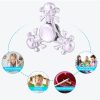 Fidget Spinner Toy Stress Reducer Anti-Anxiety Toy for Children and Adults, About 4 Minutes Rotation Time, Skull Shape Three Leaves (Silver) - Image 10