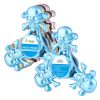 Fidget Spinner Toy Stress Reducer Anti-Anxiety Toy for Children and Adults, About 4 Minutes Rotation Time, Skull Shape Three Leaves (Silver) - Image 11