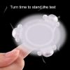 Fidget Spinner Toy Stress Reducer Anti-Anxiety Toy for Children and Adults, About 4 Minutes Rotation Time, Skull Shape Three Leaves (Silver) - Image 4
