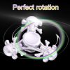 Fidget Spinner Toy Stress Reducer Anti-Anxiety Toy for Children and Adults, About 4 Minutes Rotation Time, Skull Shape Three Leaves (Silver) - Image 7