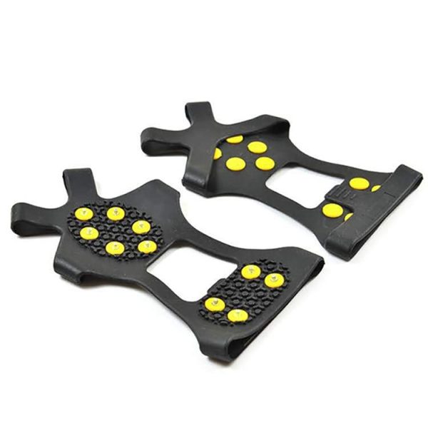 10 Teeth Ice Claw Outdoor Non-slip Shoes Covers for Ice Snow Ground, Size: L - Image 3