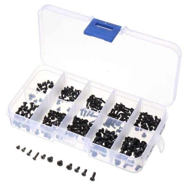300 PCS M2 / M2.5 / M3 Laptop Screws Box Set for HP Lenovo SAMSUNG IBM (Black) - Image 2