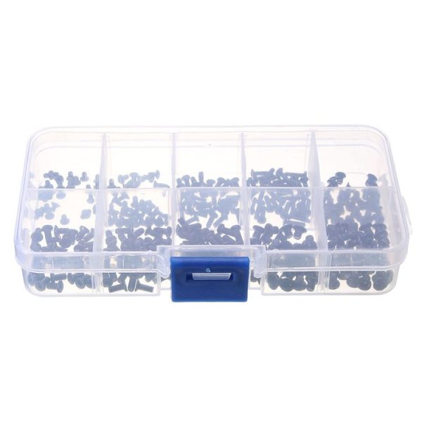 300 PCS M2 / M2.5 / M3 Laptop Screws Box Set for HP Lenovo SAMSUNG IBM (Black) - Image 4
