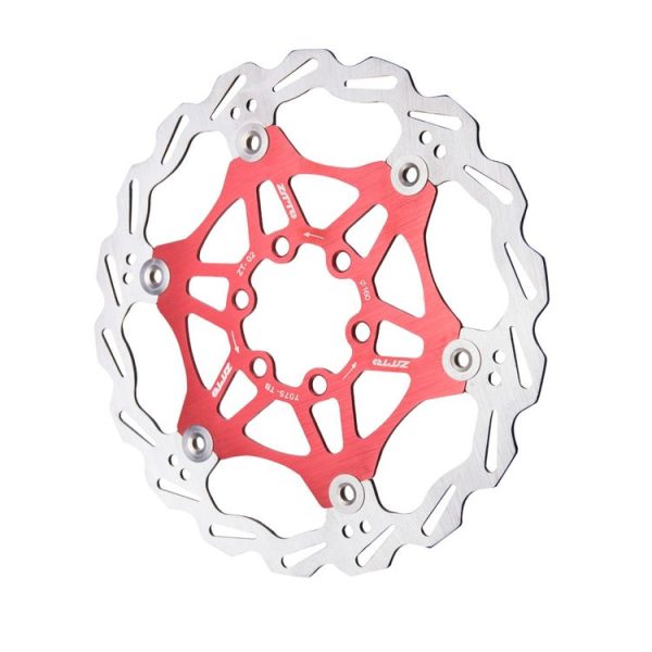 ZTTO Mountain Bike Disc Brake Disc Six Nail 180mm (Red) - Image 2
