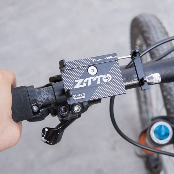 ZTTO Mountain Bike Bicycle Phone Holder Handlebar Frame Motorcycle Riding Bracket (Red) - Image 3