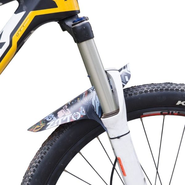 2 PCS ZTTO Bicycle Fenders Mountain Road Bike Mudguards, Long Style - Image 4