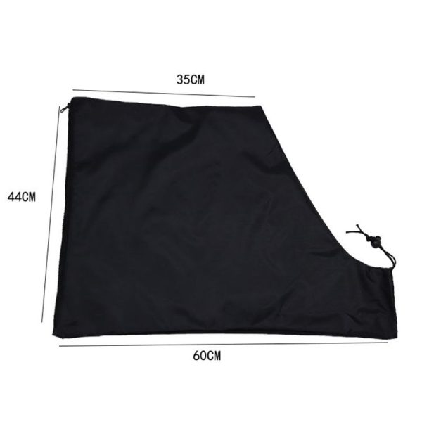 420D Oxford Cloth Outdoor Leaf Blower Storage Bag Vacuum Bag (Black) - Image 2