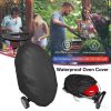 210D Portable BBQ Grill Waterproof and Dustproof Protective Cover (Black) - Image 4