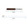 2M 11 Knots Telescopic Stainless Steel Sponge Golden Head Teaching Stick Guide Signal Flag - Image 3