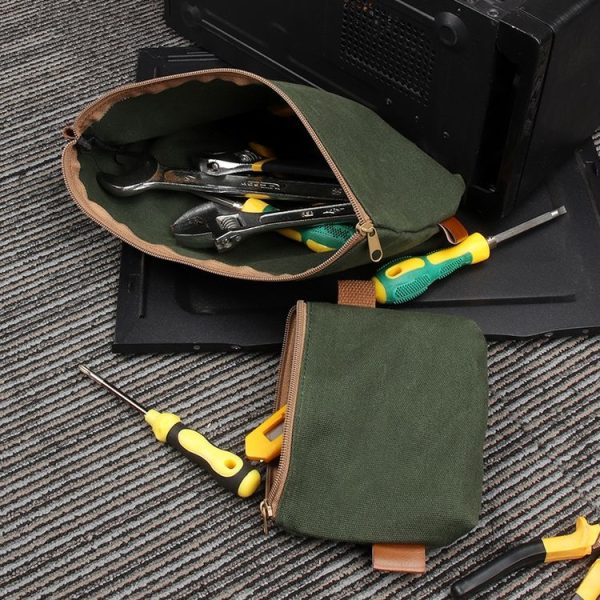 31 x 17 x 6cm Electrician Repair Hardware Tool Carrying Bag (Grey) - Image 5