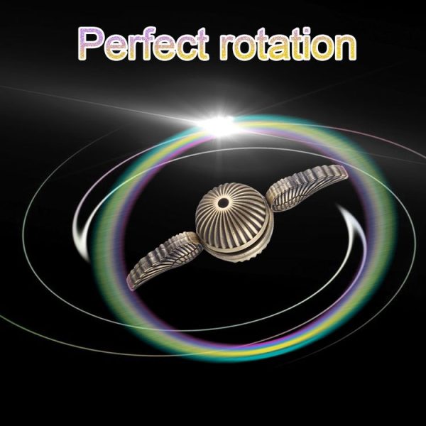 Fidget Spinner Toy Stress Reducer Anti-Anxiety Toy, About 1.5 Minutes Rotation Time, R188 Steel Beads Bearing + Zinc Alloy Material - Image 7