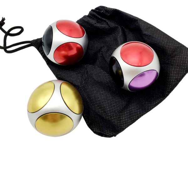 Fidget Spinner Toy Stress Reducer Anti-Anxiety Toys, Steel 688 & R188 Beads Bearing + Aluminum Alloy Material, Colorful Metal Cube Football, Random Color Delivery - Image 6