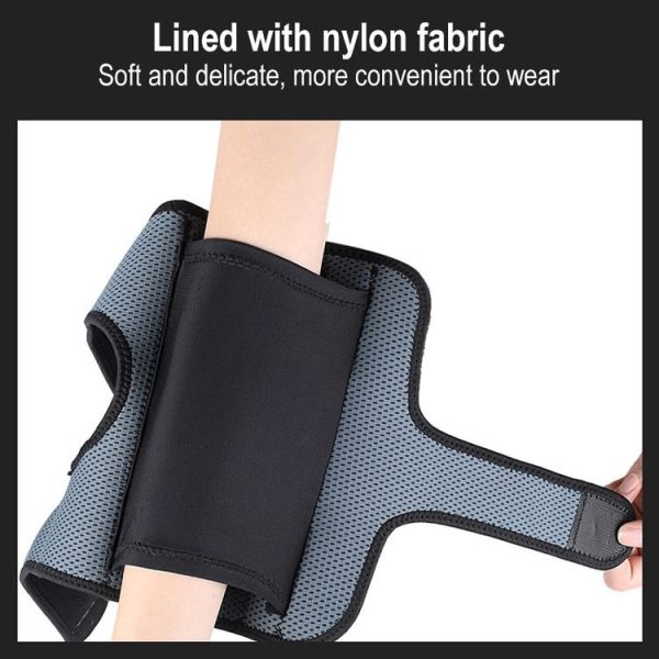 Adjustable Dual Aluminum Plate Support Compression Fixed Arm Protective Gear, Color Random Delivery - Image 4