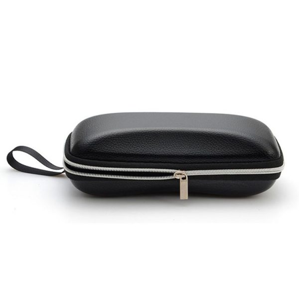 Sunglasses PU Leather Shell Zipper Glasses Case Box, Size: 16.5*6cm - Image 3